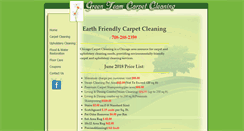 Desktop Screenshot of greenteamcarpetcleaning.com